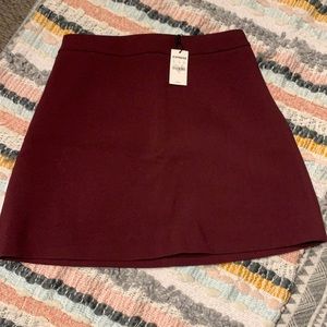 Express Burgundy Size 0 skirt